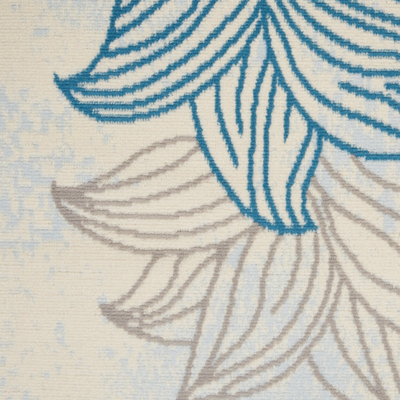 Winston Porter Kardinya Performance Ivory/Pink/Blue Rug & Reviews Wayfair